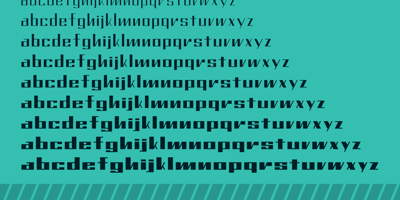 Font visual image of Pace