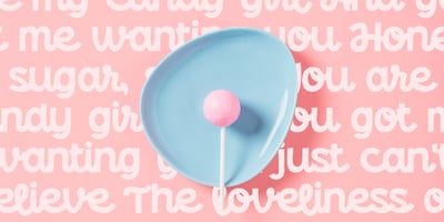Font visual image of Little Ribbon