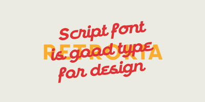 Font visual image of Retrokia
