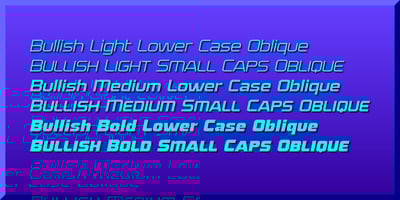 Font visual image of Bullish&trade;