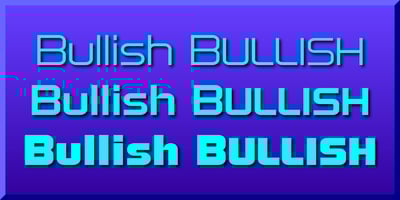 Font visual image of Bullish&trade;