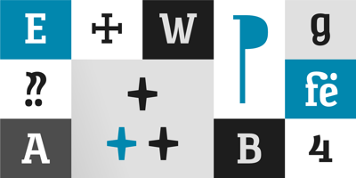 Font visual image of Verge