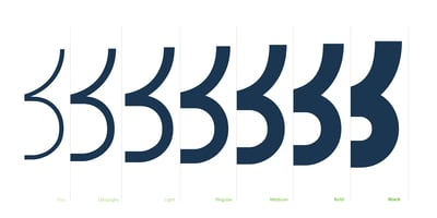 Font visual image of AS Noqta