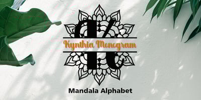 Font visual image of Kynthia Script