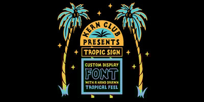 Font visual image of Tropic Sign