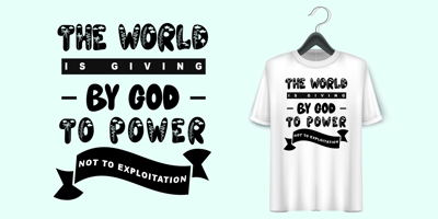 Font visual image of Earth Days