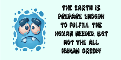 Font visual image of Earth Days