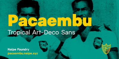 Font visual image of Pacaembu