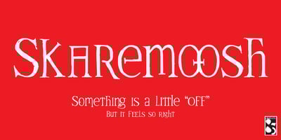 Font visual image of Skaremoosh