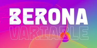 Font visual image of Berona