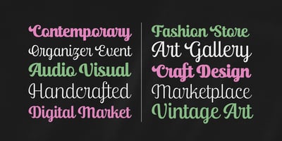 Font visual image of Ralsteda Script