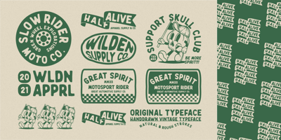 Font visual image of Wilden