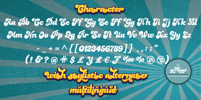 Font visual image of Gv Time