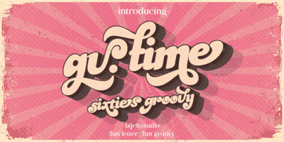 Font visual image of Gv Time
