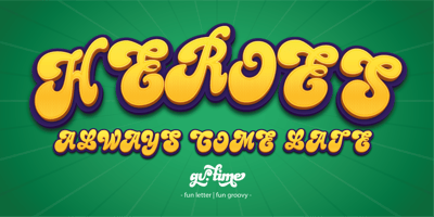 Font visual image of Gv Time