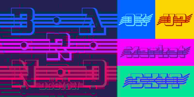 Font visual image of Aforo Display