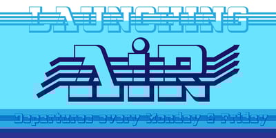 Font visual image of Aforo Display