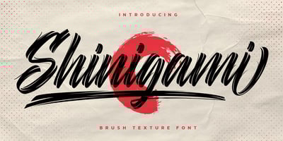 Font visual image of Shinigami