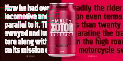 Font visual image of Xotor