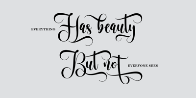 Font visual image of Hi Margaret