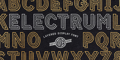 Font visual image of Electrum
