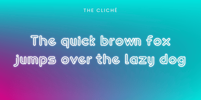 Font visual image of Late at Night