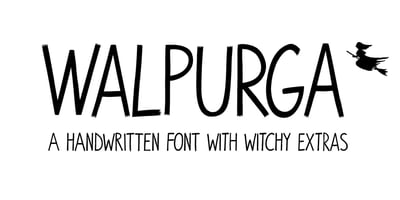 Font visual image of Walpurga