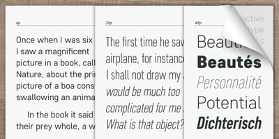 Font visual image of Core Sans D