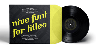 Font visual image of Bufon