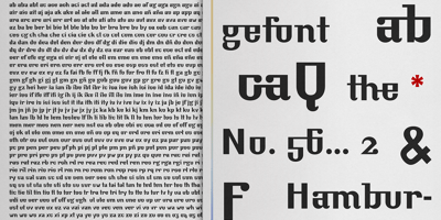 Font visual image of Bufon