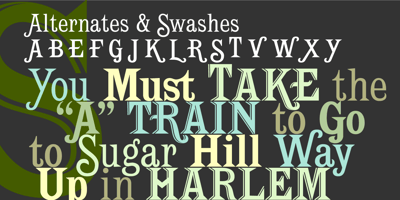 Font visual image of Spike