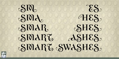Font visual image of Ambicase&trade; Modern