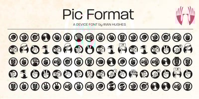 Font visual image of Pic Format