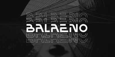 Font visual image of Balaeno