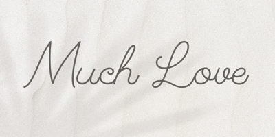 Font visual image of Sunday Mood