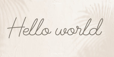 Font visual image of Sunday Mood