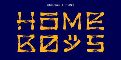 Font visual image of Inbrush