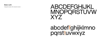 Font visual image of Britti Sans