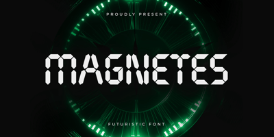 Font visual image of Magnetes