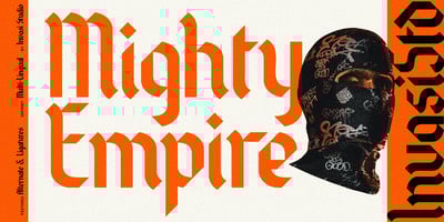Font visual image of Mighty Empire