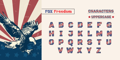 Font visual image of Fox Brave