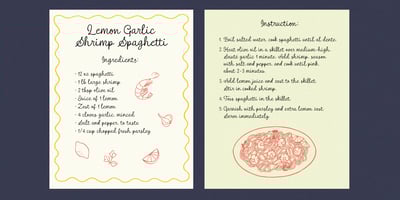 Font visual image of Tasteful Gourmet
