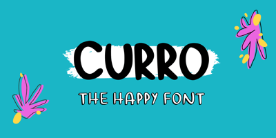 Font visual image of Curro