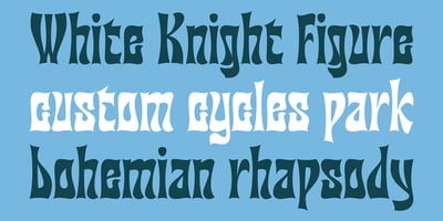 Font visual image of Yukas
