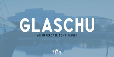 Font visual image of Glaschu