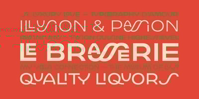Font visual image of Babetta