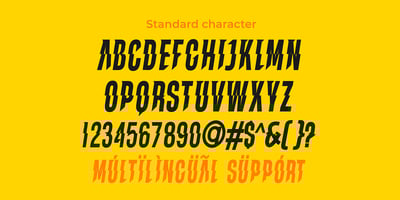Font visual image of Thunderion 