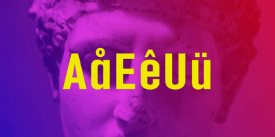 Font visual image of Guitarist