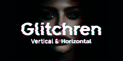 Font visual image of Glitchren