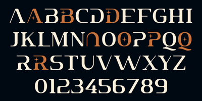 Font visual image of Asterixa